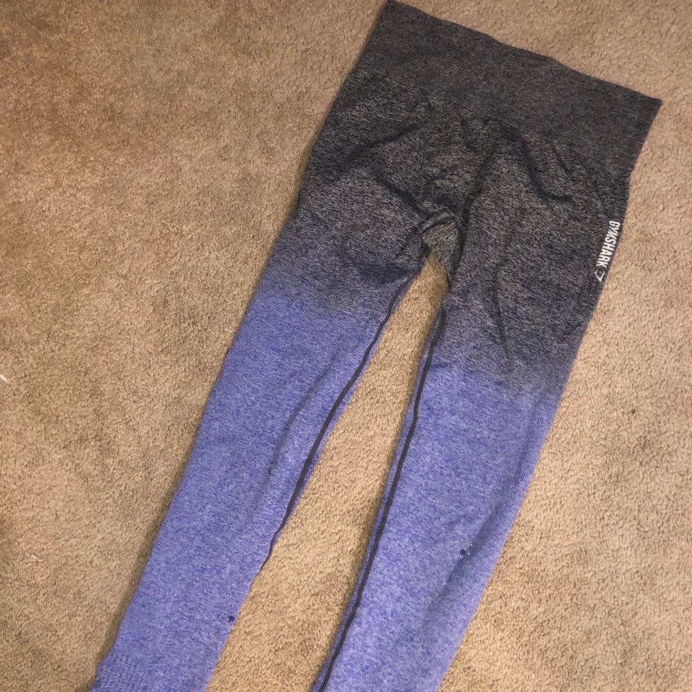 GYMSHARK INDIGO OMBRÉ MEDIUM LEGGINGS